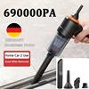 690000Pa Wireless Car Vacuum Cleaner 120W 1200mah High-power Vacuum Cordless Handheld Auto Portabale Vacuum Cleaner