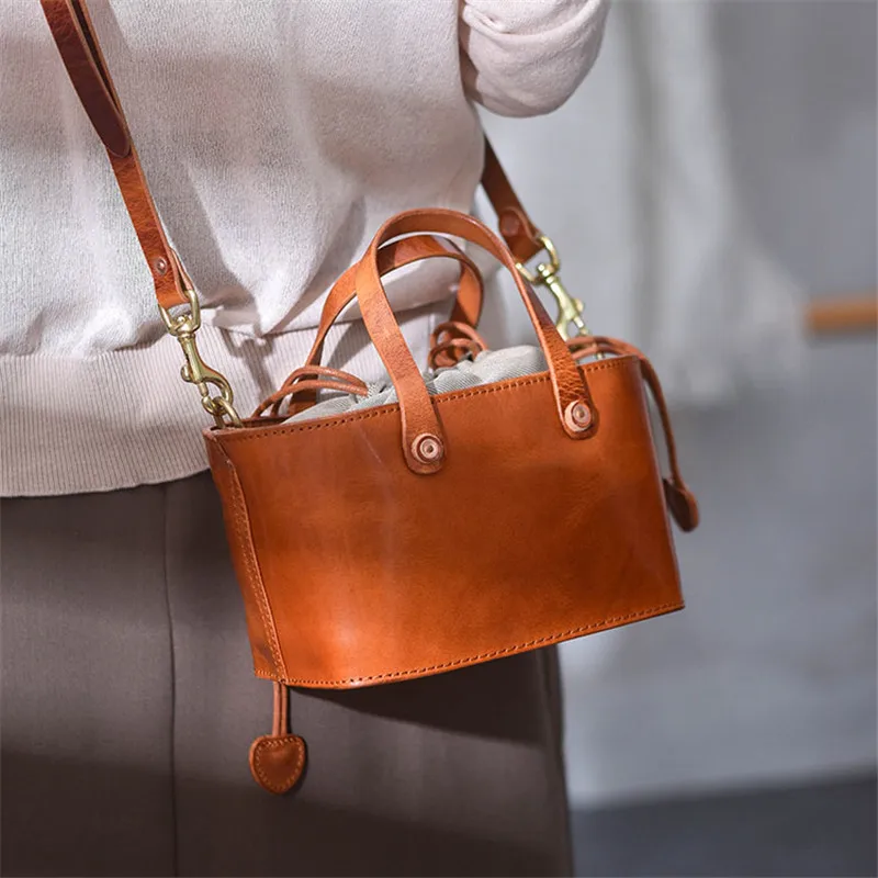

Fashion luxury genuine leather women's small handbag casual literary designer party real cowhide female shoulder diagonal bag