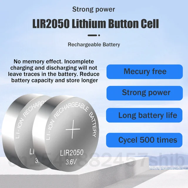 2pcs/lot Cr2450 Three Pins Vertical 3v Button Battery 2450 For Rice Cooker  Lithium Battery With Welding Leg Cr2450 - Button Cell Batteries - AliExpress