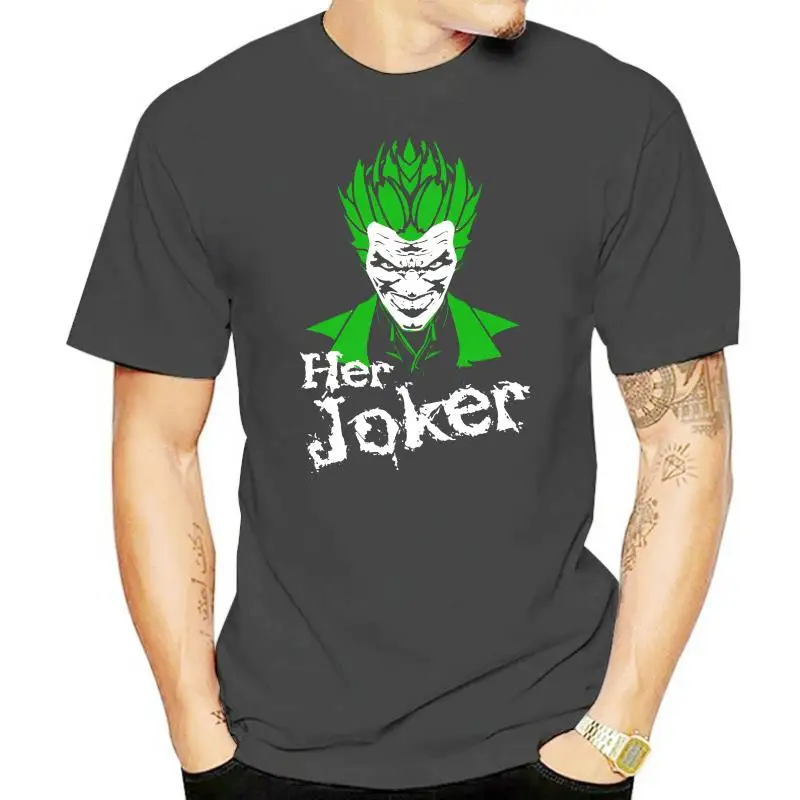 

Men T shirt s Joker - Her Joker Halloween Fancy Dress Couple T shirts - Halloween costume s Printed Tops Tees women