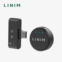 LINIM M8 Wireless Lavalier Microphone for iPhone Type-C 6H Battery Noise Cancellation for Vlog Recording Live Streaming