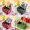 Merry Christmas Halloween Music Box Anime Theme Wooden Hand Cranked Musical Box Children New Year Birthday Gift 1
