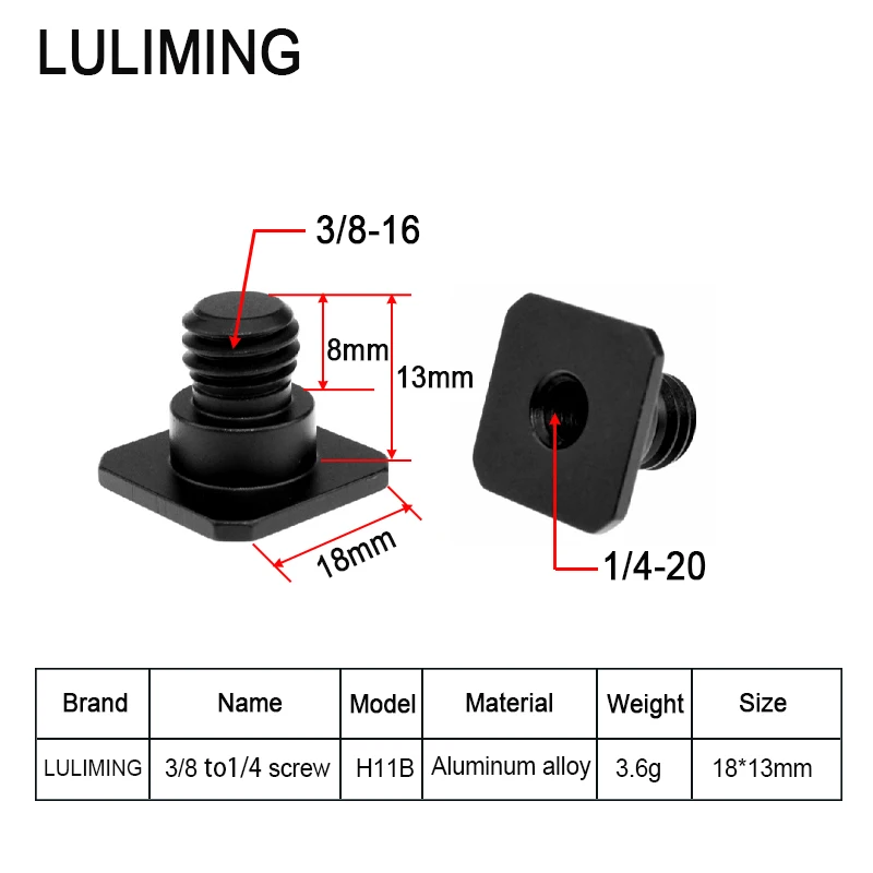 Aluminum alloy 1/4 3/8 Single-layer Hot Shoe Base Conversion Screw SLR Camera 1/4 Double-layer Hot Shoe Base Ballhead Accessory camera screw mount,camera quick release plate