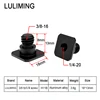 Aluminum alloy 1/4 3/8 Single-layer Hot Shoe Base Conversion Screw SLR Camera 1/4 Double-layer Hot Shoe Base Ballhead Accessory 3