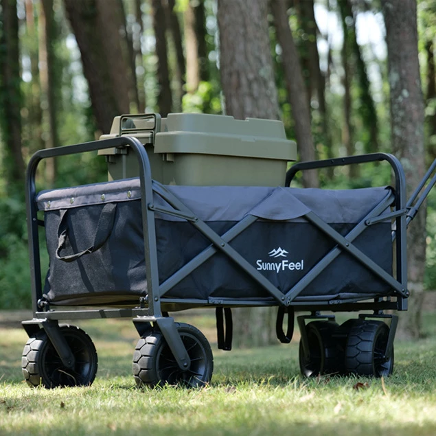 

Складной грузовик портативный многофункциональный регулируемый кемпинг на открытом воздухе пляж большая емкость ручка