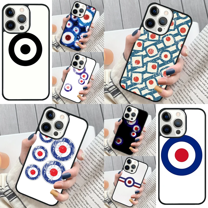 Mod White Target Tpu Custodia Morbida Per Telefono Per Iphone 12 Mini X Xs Xr 11 13 14 15 Pro Max Se 2020 Per Apple 7 8 Plus Coque