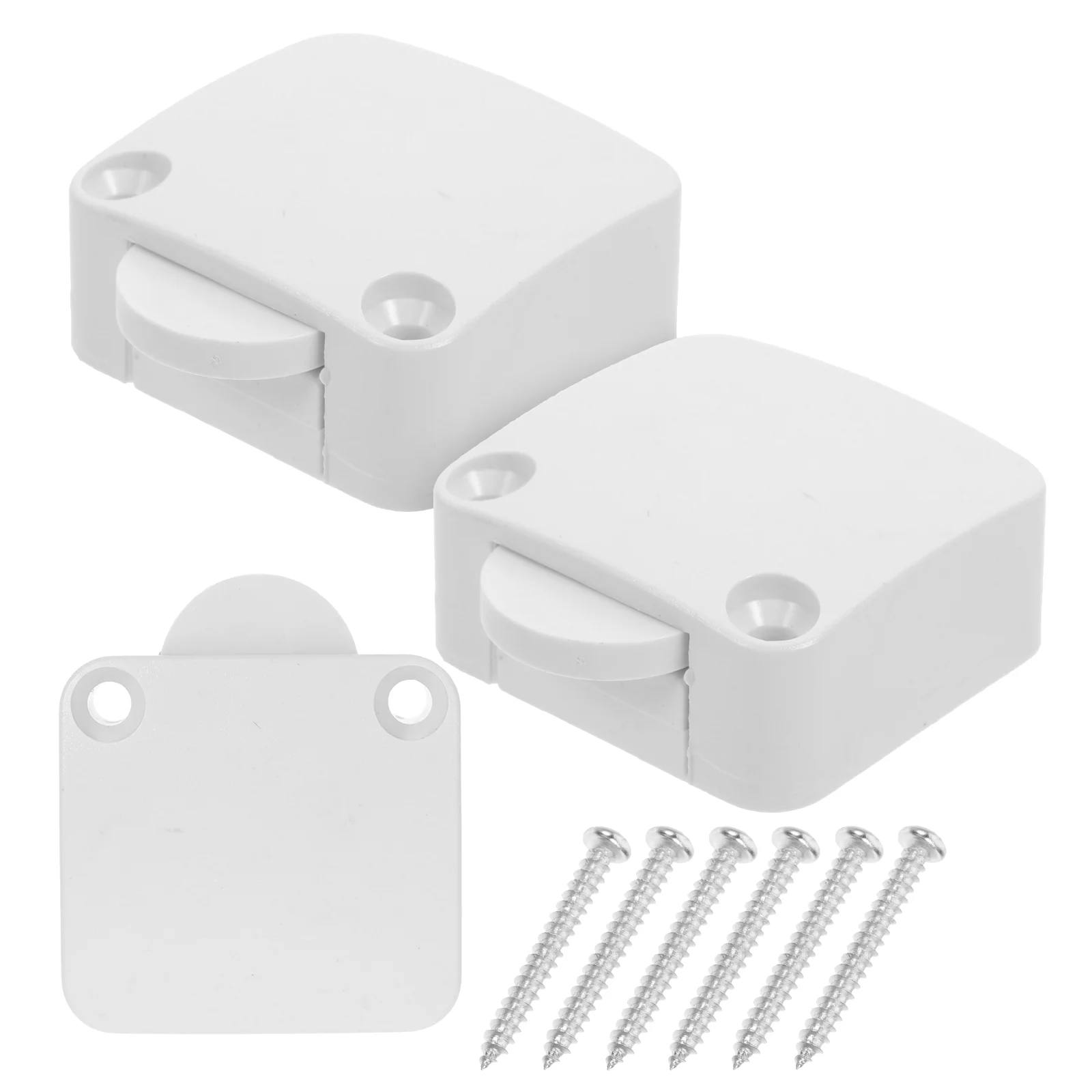 

3 Pcs Electrical Light Touch Lamp Cabinet Bulb Wardrobe On Off for Drawers Pantry Copper Closet Door