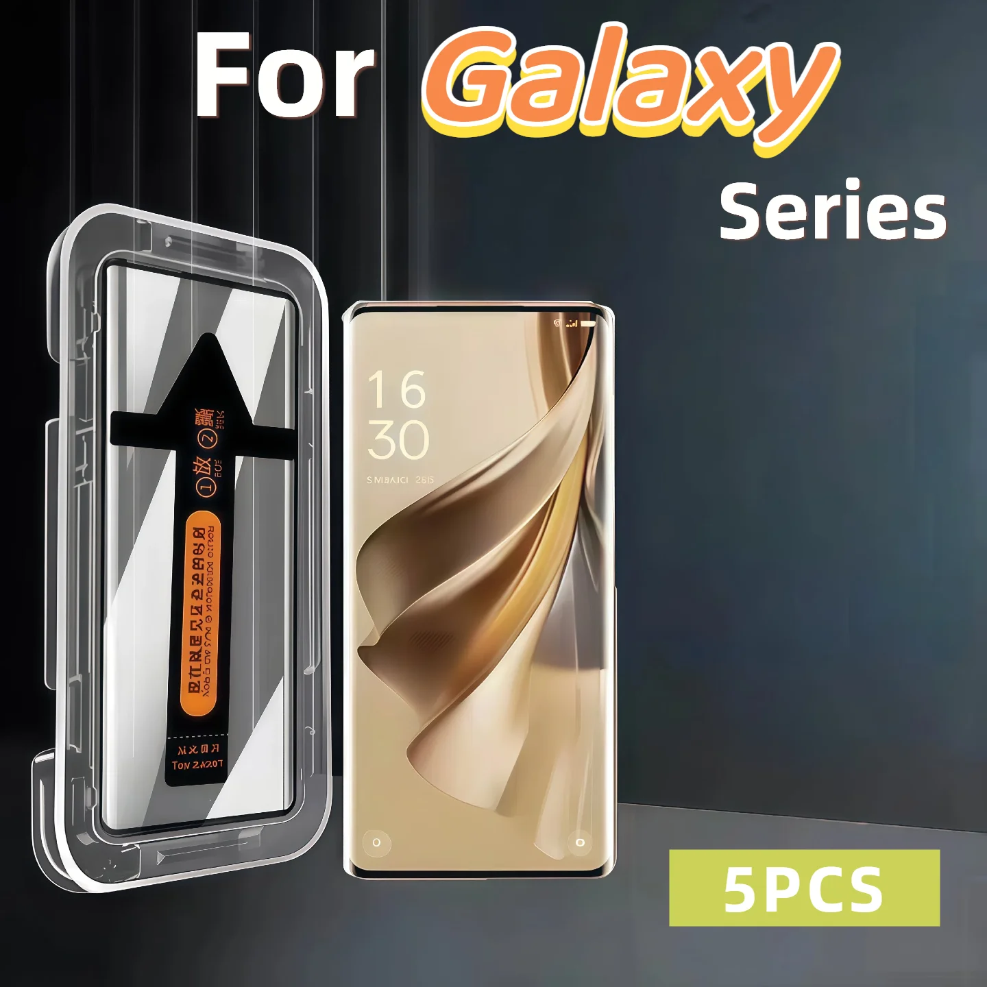 5-Pack Tempered Glass Screen Protector with Easy Installation Kit - Explosion Proof Design