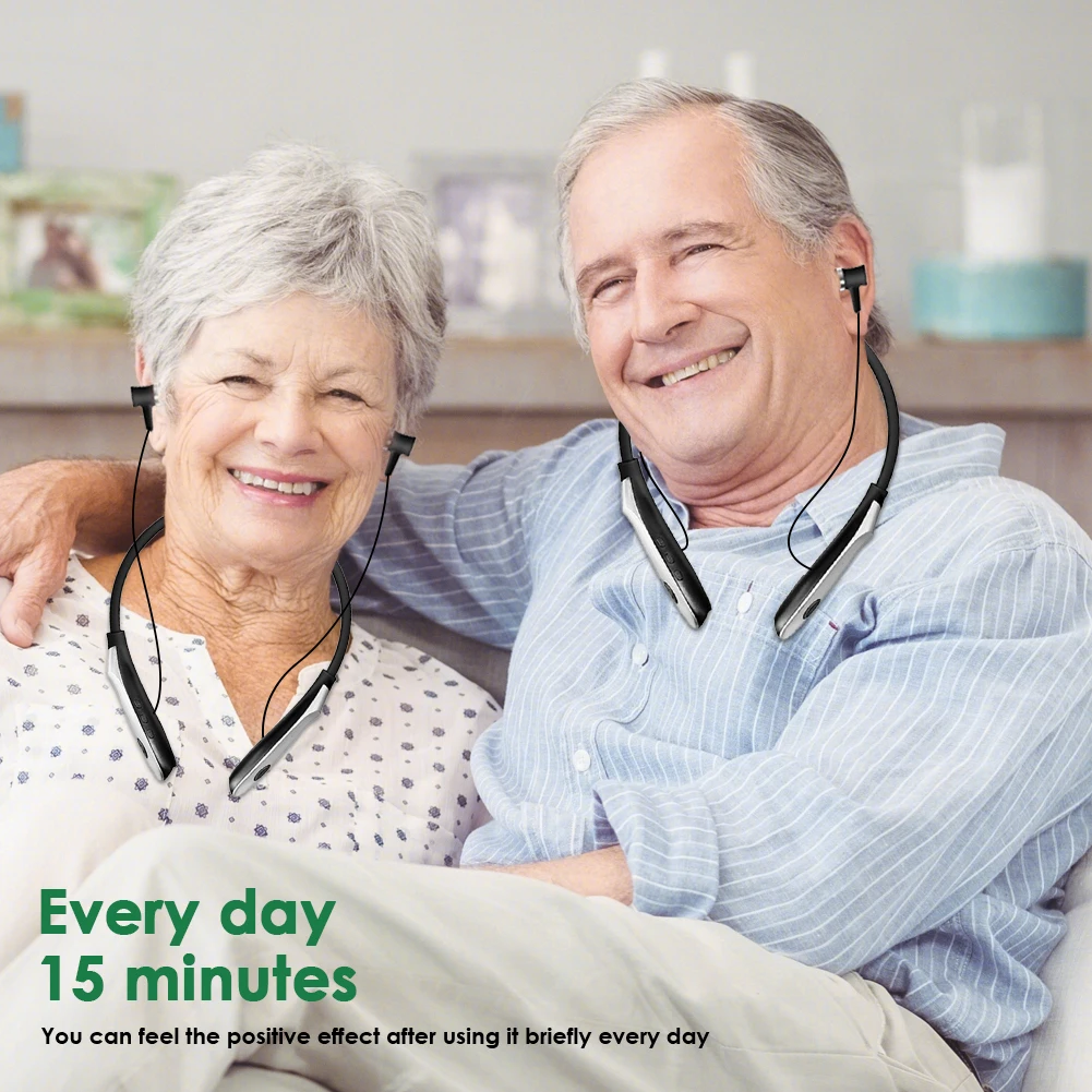 Neck Hanging Portable Nasal and Ear Canal Irradiator Ear Canal Silicone Cover & Nasal Silicone Sleeve 650nm Reduce Tinnitus