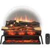 23" W Free Standing Electric Fireplace Log Set (EF290), Fireplace Insert, Heater 750W/1500W, Crackling Sound, Remote Control 1