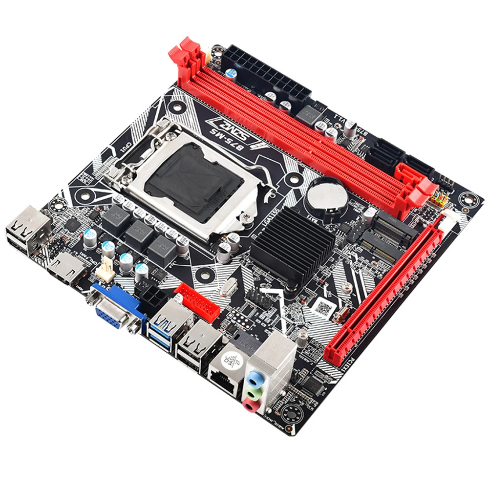 PC 게임용 PCIe 16x 메인보드, 24 핀 LGA 1155, USB3.0, SATA3.0, 데스크탑 컴퓨터 메인보드, 2 개의 메모리 슬롯 지원