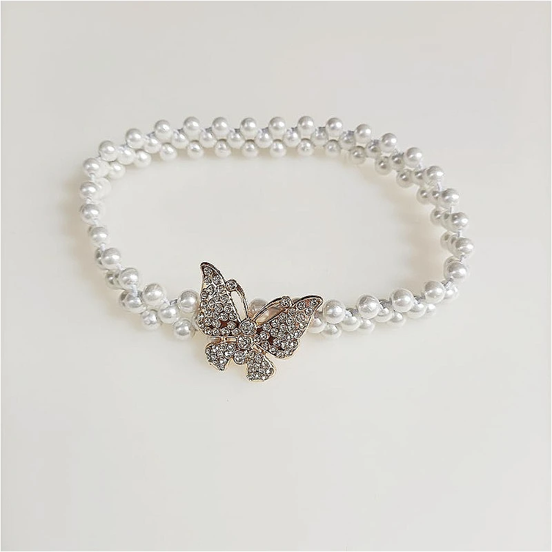 Luxury Pearl Curtain Tieback Gold Silver Tone Decorative Window Accessory