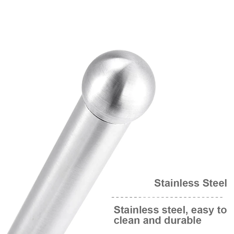 Countertop Stainless Steel Paper Towel Holder , Tear Kitchen Paper Towel With Heavy Base For Standard Rolls Durable