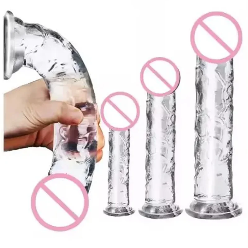 Sex Toys 7 Size Realistic Dildo Jelly Penis Suction Cup Dildo Big Dick Female Masturbator Clitoral Stimulator Lesbian Sex Toys For Women