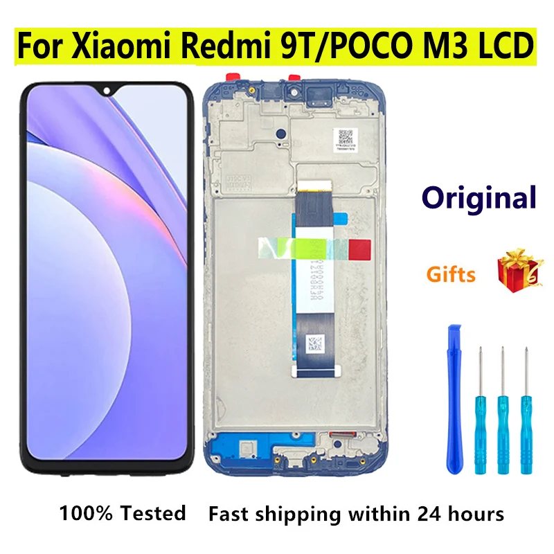 

5.3"J19S M2010J19SG M2010J19SY M2010J19CG Original Lcd For Xiaomi Poco M3 Display Touch Screen Digitizer Assembly For Redmi 9T