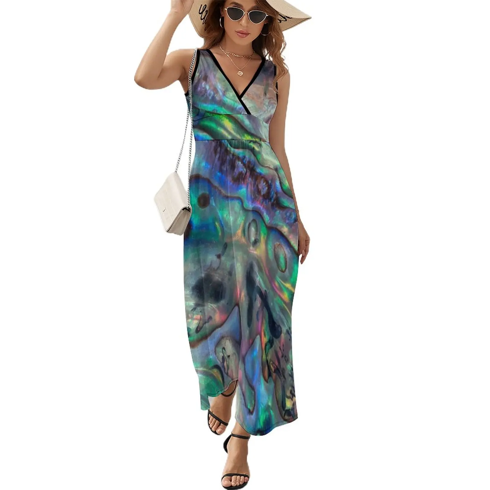 

Paua Abalone Shell Sleeveless Dress dresses for women 2023 dresses for special events