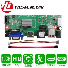 ICsee Xmeye XM Nvr Board 4K 10Ch Hisilicon chip Hi3536E IP Recorder Embedded Linux support Face Detect Onvif NBD8010S-KL-V2