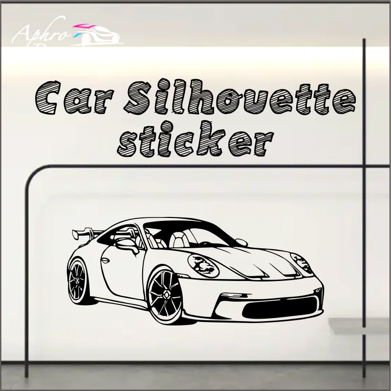 

Sports Cars Wall Decals Vinyl Art Home Decor Living Room Kids Bedroom Garage Repair Shop Decoration Decals Poster Murals