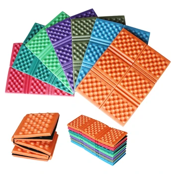 6-Fold Outdoor Camping Foam Seat Pad Waterproof Insulation Foam Seat Portable Foldable Hiking Travel Pillow Moisture-proof Pad