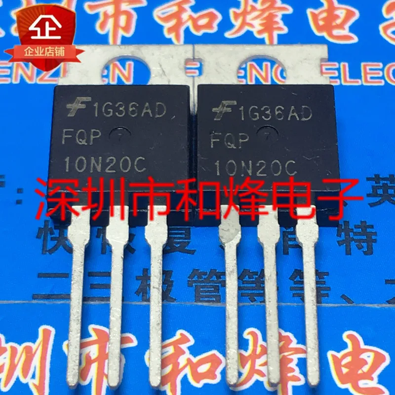 

30pcs original new FQP10N20C TO-220 9.5A 200V
