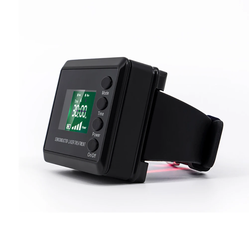 

High Blood Pressure Diabetes Rhinitis Treatment device cold Laser Therapy Wrist Watch