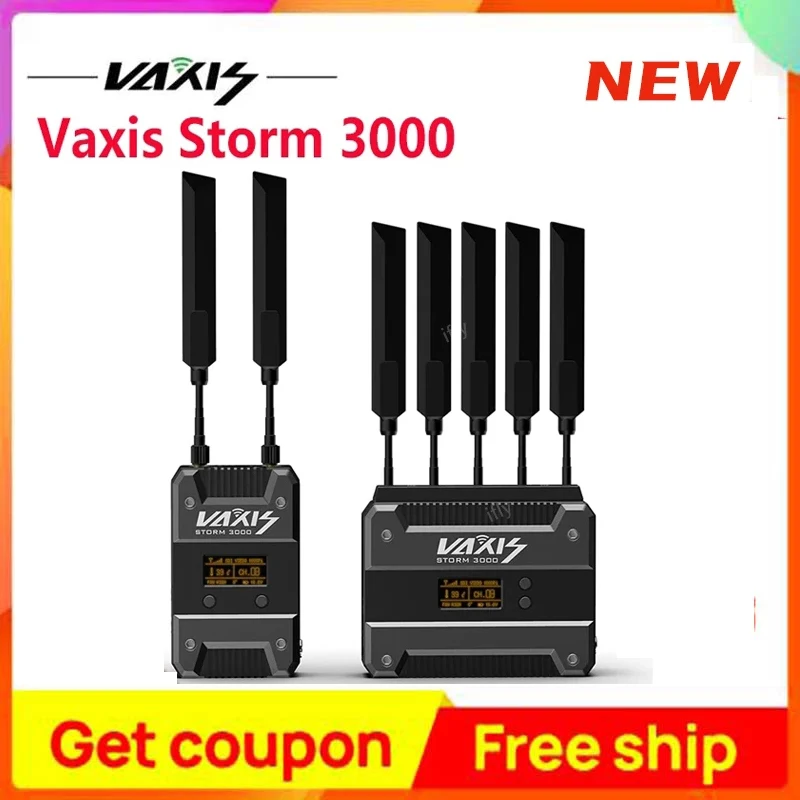Vaxis Storm 3000 HD 비디오 송신기, 3G SDI HDMI 호환 전문 무선 전송 시스템