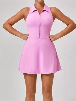 Women's Zip Tennis Dress 1