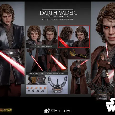 1/6 Hot Toys Star Wars Enchanted Anakin DX47AE Action Figures