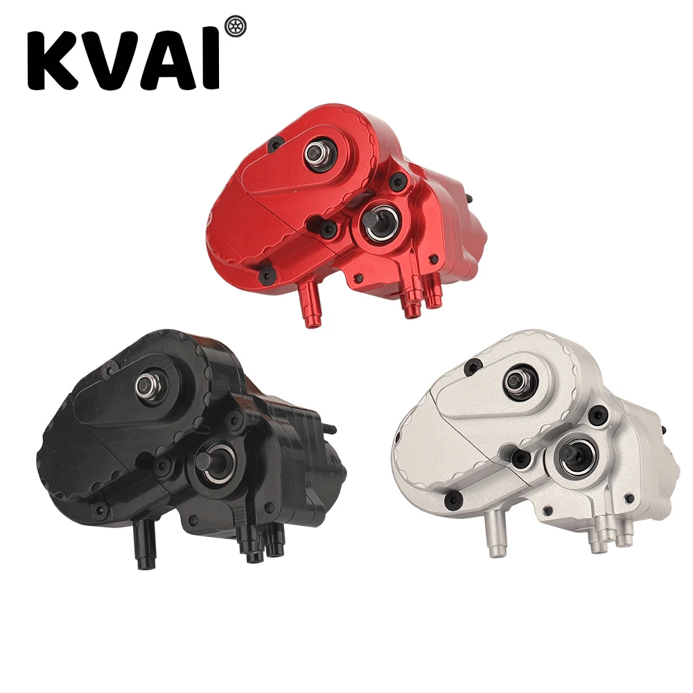 

KVAl Capra Complete Metal Gearbox Transmission Box with Gear for Axial SCX10 AXI03004 Capra 1/10 RC Crawler Car Upgrade Parts