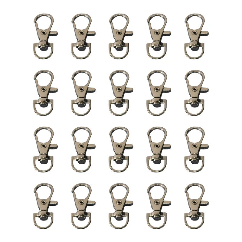 Bird Cage Lock Clips 20 Packs Bird Cage Lock Clips Door Metal Hook for Fixing Rabbit Chicken Parrot Guinea Pig Bunny Pet Cage Doors