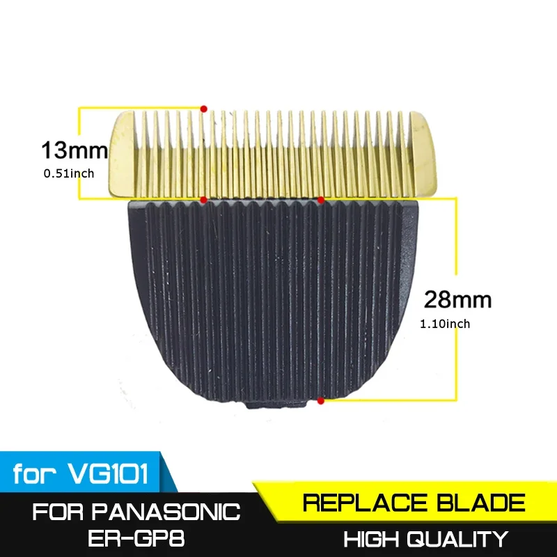 Ceramica Titanio Sostituire Lama Testa Di Taglio Per Panasonic Er-Gp8 1610 1611 1511 153 154 160 Vg101 Tagliacapelli Trimmer Rasoio Strumento