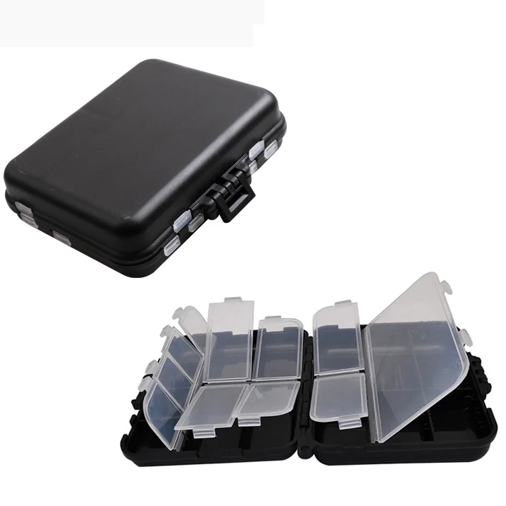 14 Compartment Mini Storage Case Flying Fishing Tackle Box Fishing Spoon  Hook Bait Storage Box Fishing Tackle Accessories