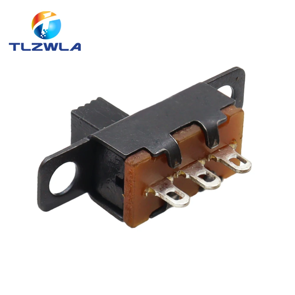 Toggle Switch 10PCS SS12F15 SS12F15VG4 3Pin 1P2T Slide Handle 4MM