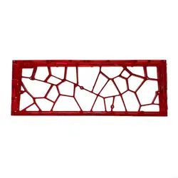Ventilated Keyboard Shell Case - Enhanced Durability and Airflow, Easy Installation (Translucent red)