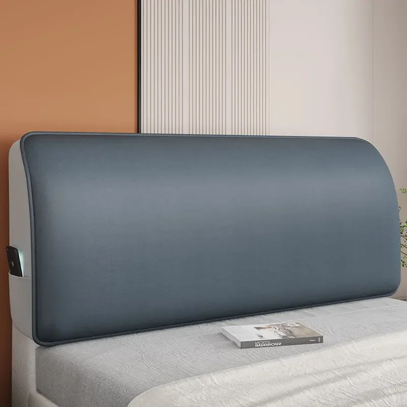 High Grade Waterproof Technology Cloth Bed Head Cover Soft Smooth All-inclusive Headboard Cover Luxury Bedside Dustproof