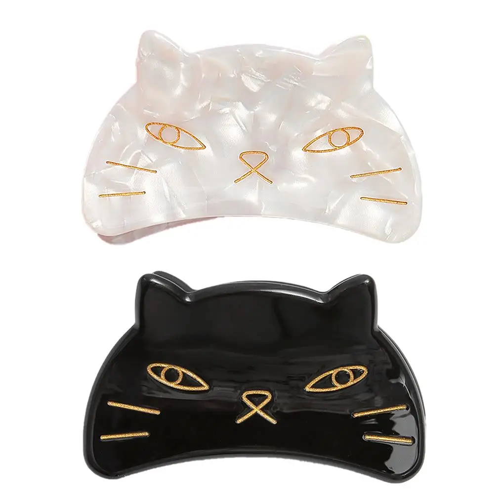 

Hair Claw Clip Cat Shaped Hairpin Barrettes Headwear Supplies Perfect Gift