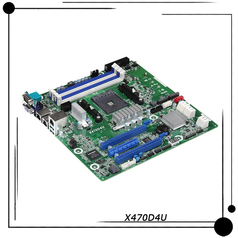 ASRock Rack X570D4U MicroATX Server Motherboard AMD AM4, 51 OFF