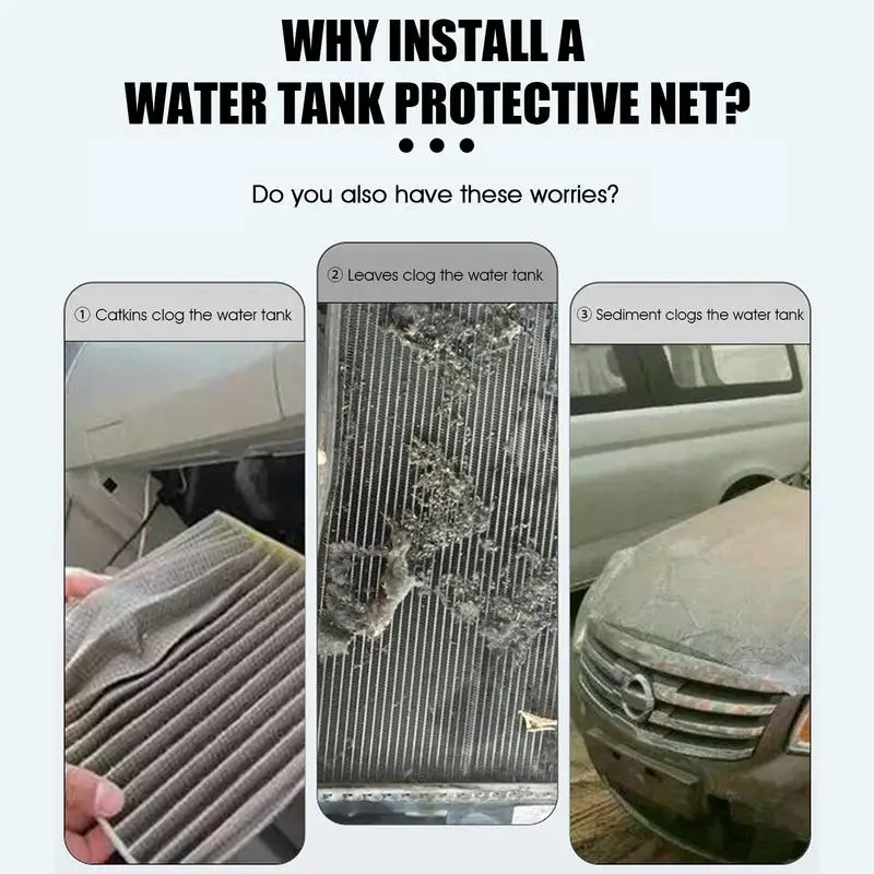 Car Bumper Grill Mesh Spoiler Bumper Vent Car Pickup Truck Grill Insert Durables Protective Car Accessories For Front Bumper