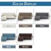 Quilted Corner Sofa Covers for Living Room Waterproof Reversible L-Shape Couch Slipcover Washable Pet Protector Mat Furniture 2