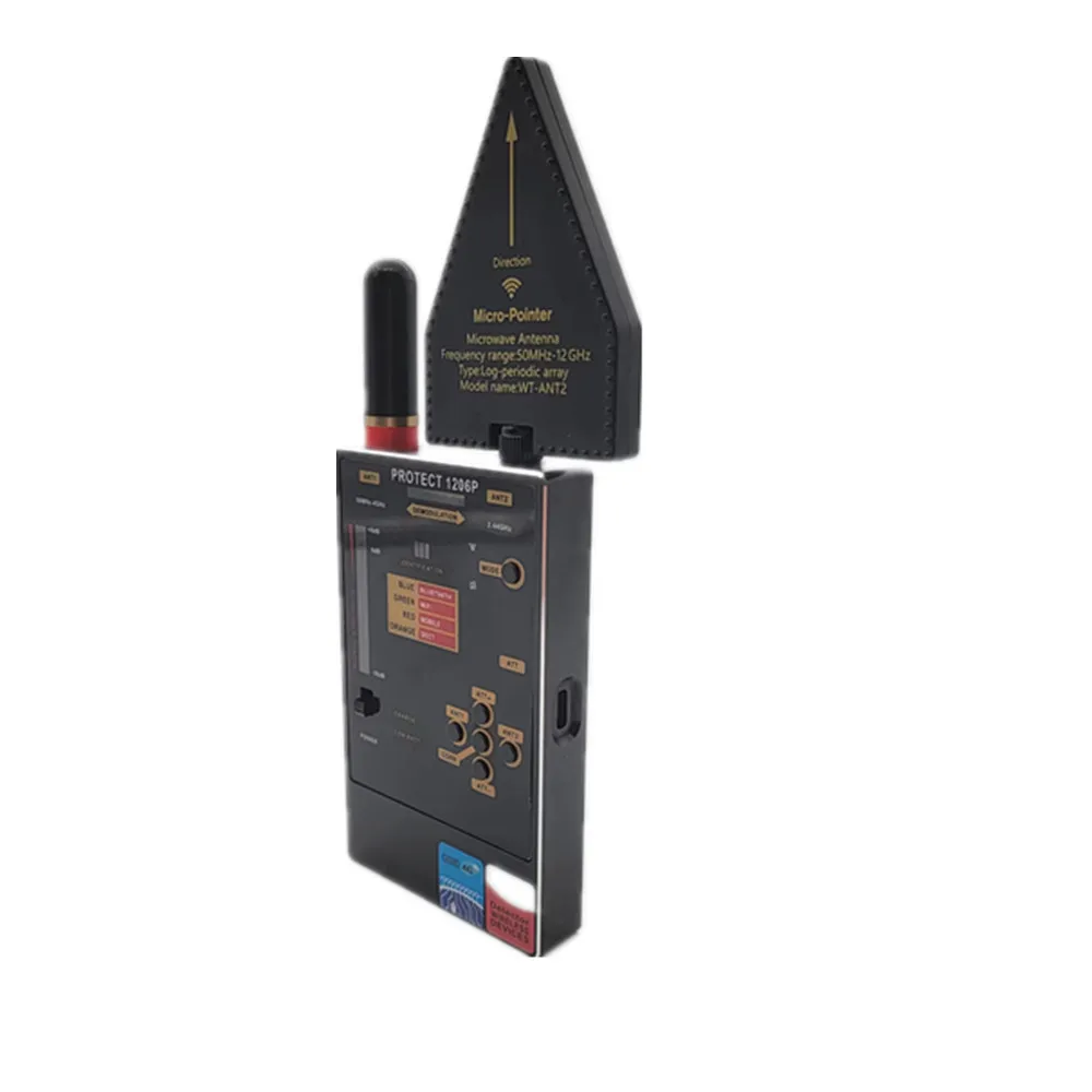 Professional Bug GSM GPS Tracker Anti-Spy RF Detector Innovative Infrared Camara Laser GSM WiFi Signal Detection