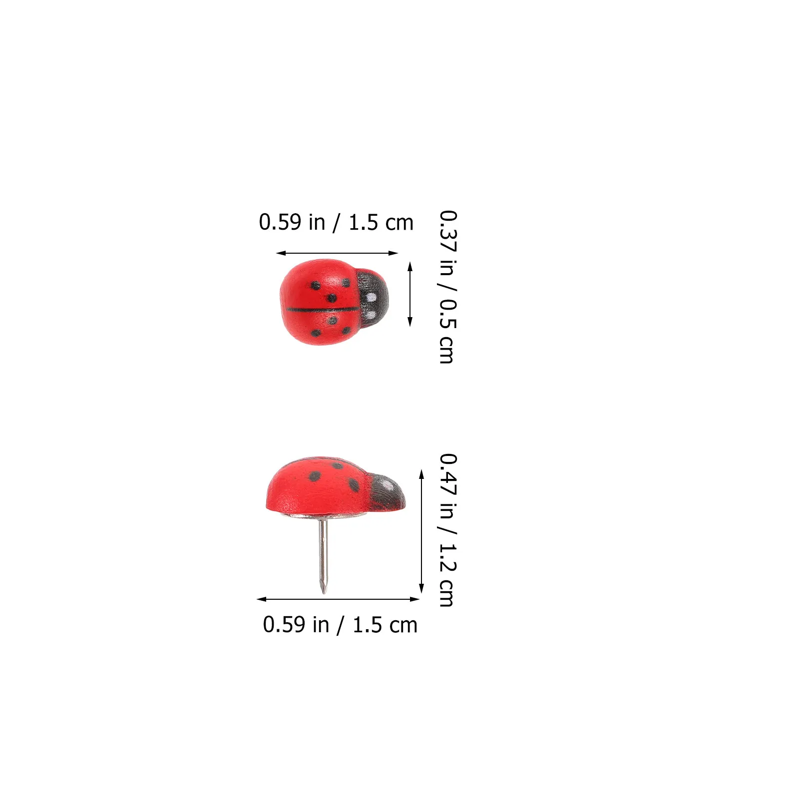 50Pcs 동물 모양 엄지 못 다기능 섬세한 푸시 핀 게시판용 지도 마커 홈 오피스 데스크 액세서리