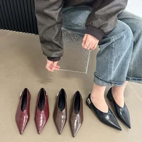 New Fashion Shallow Women Flats with Shoes Casual Soft Female Slides Footwear Pointed Toe Office Lady Flats Shoes 1
