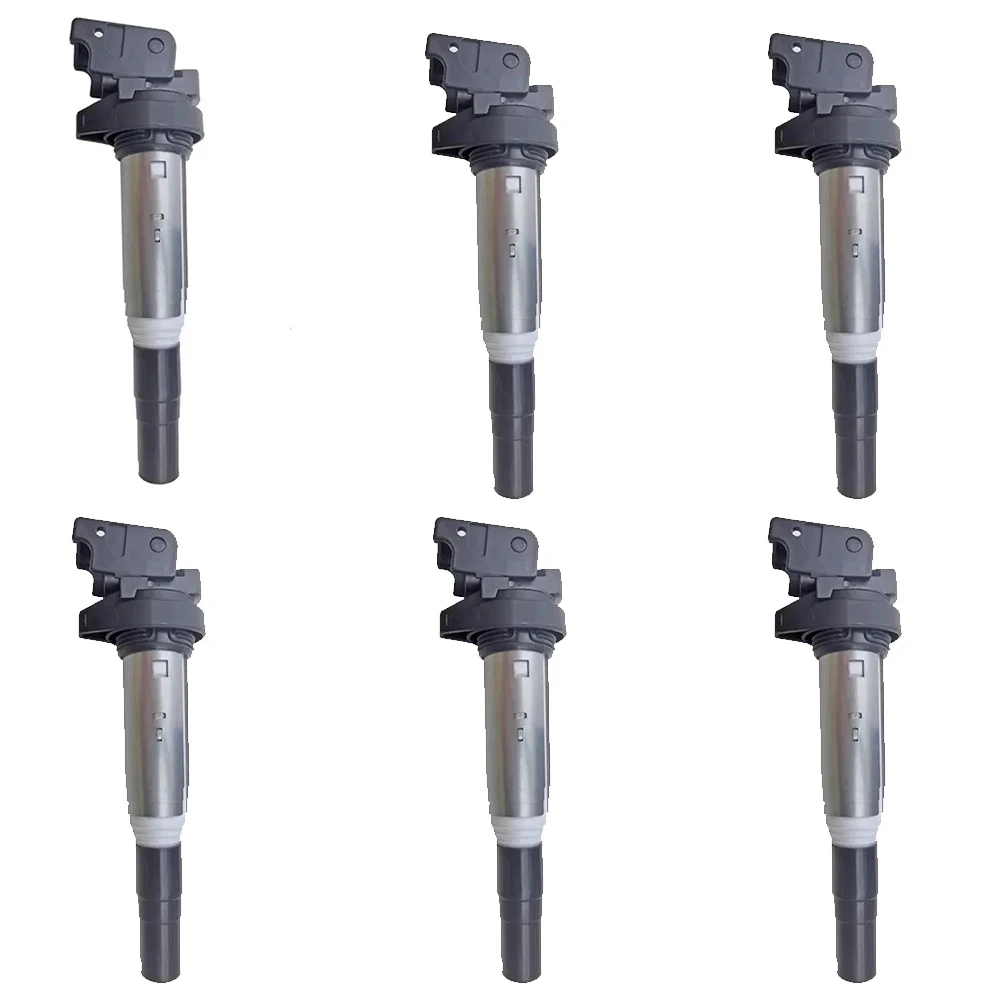 

New and High quantity 6PCS For BMW E60 E61 F10 F18 F11 E39 F07 520I 523I 525I 528I 12138616153 12137594596 Ignition Coil