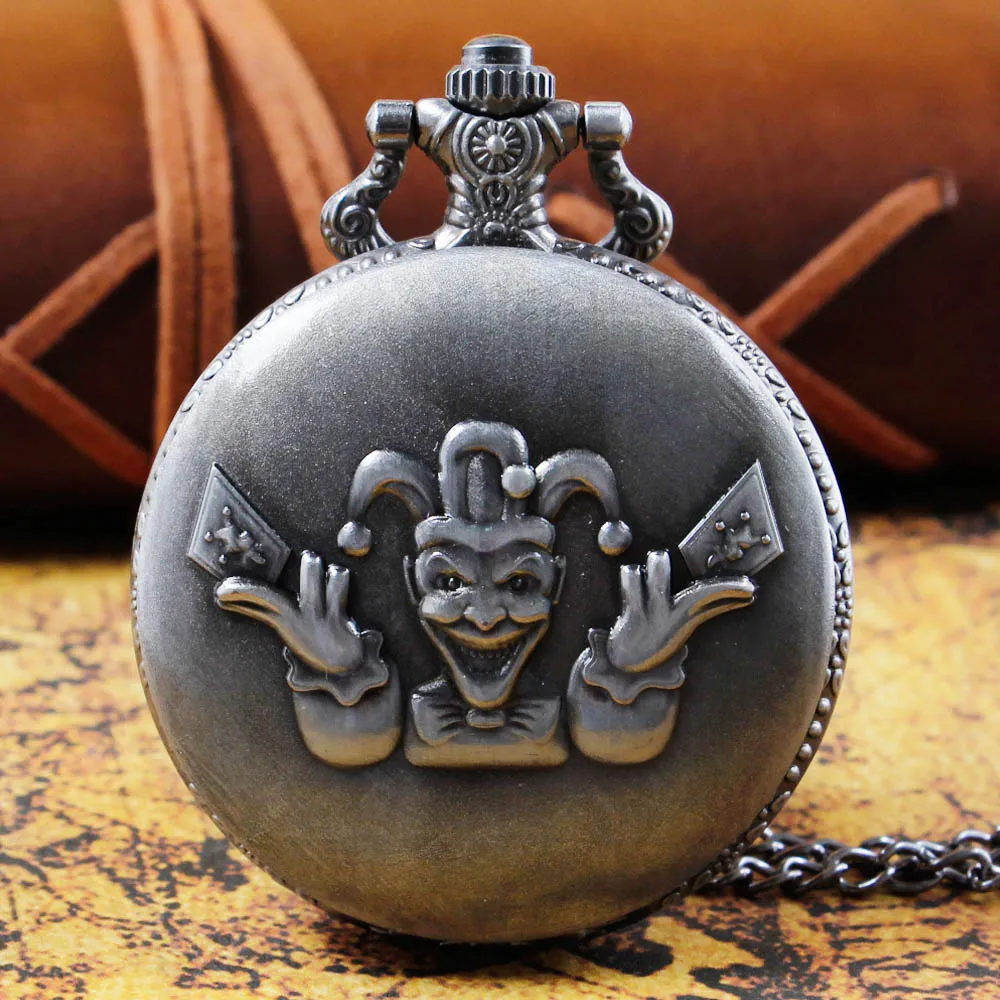 

Steampunk Personality Men's Quartz Pocket Watches Collection Vintage Casual Necklace Pendant Gifts reloj hombre