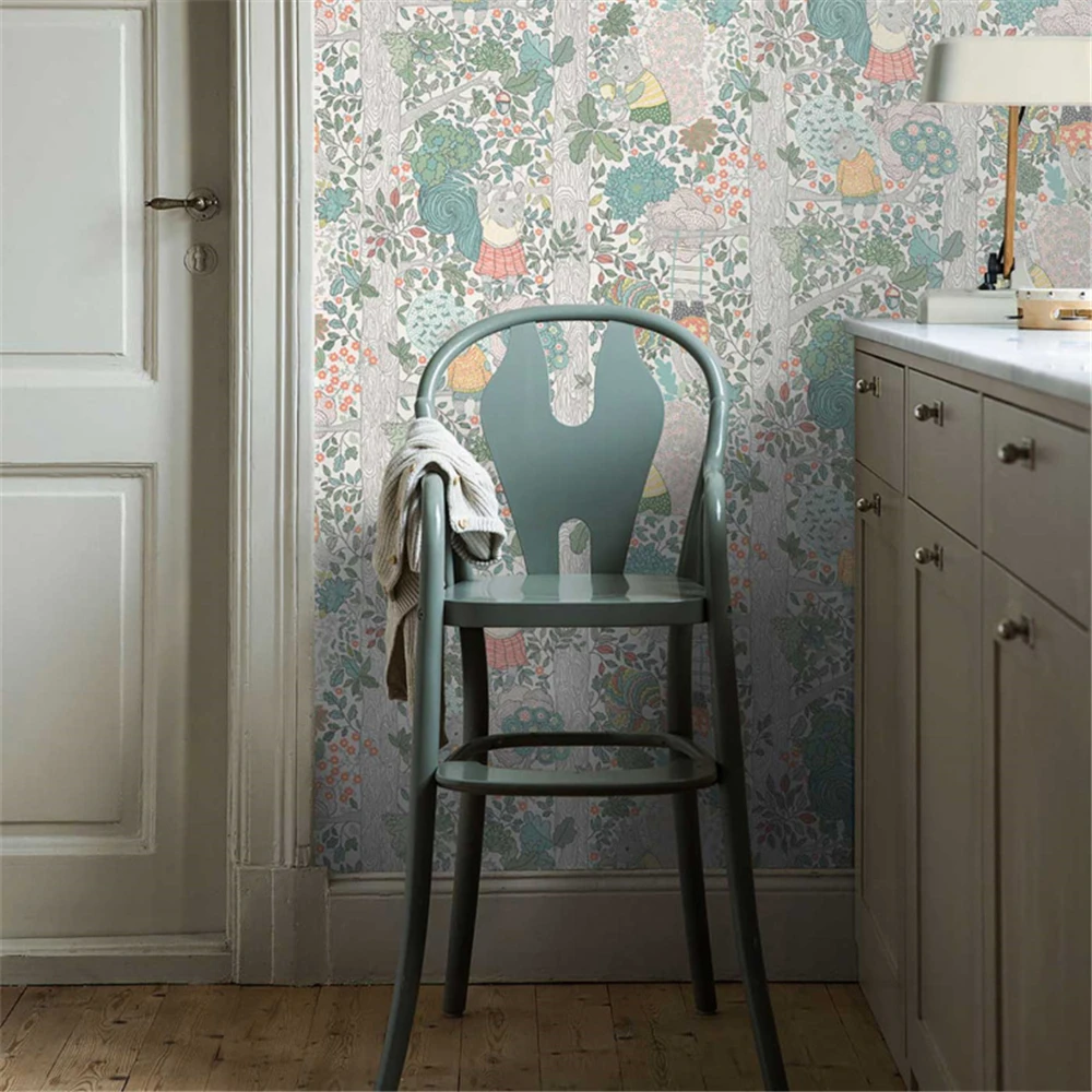 animados para quarto infantil papel de parede 02