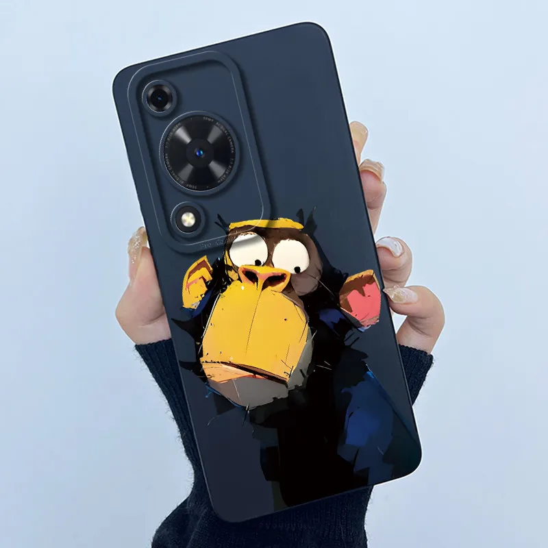 Cute Cartoon Bumper Slim Matte Silicone Protective Phone Case