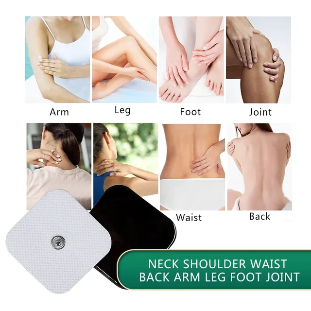 50/100PCS TENS Electrode Pads Gel Patch For Pulse Physiotherapy Massager Digital Nerve EMS Muscle Stimulator Electrode Stickers 5