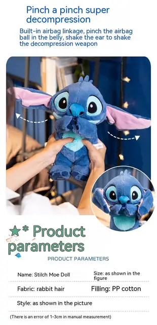 LILO & STITCH Gigante Peluche Stitch 70cm 50cm 35cm Con Suono Disney EUR  89,90 - PicClick IT