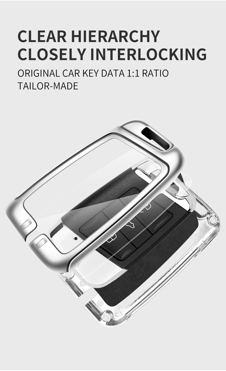 Custodia per chiave a distanza per auto in lega di zinco Shell per VW Volkswagen Magotan Passat B8 Golf per Skoda Kodiaq Superb A7 accessori per sedili - S7e69844e431f41d39d1954294c1332efz