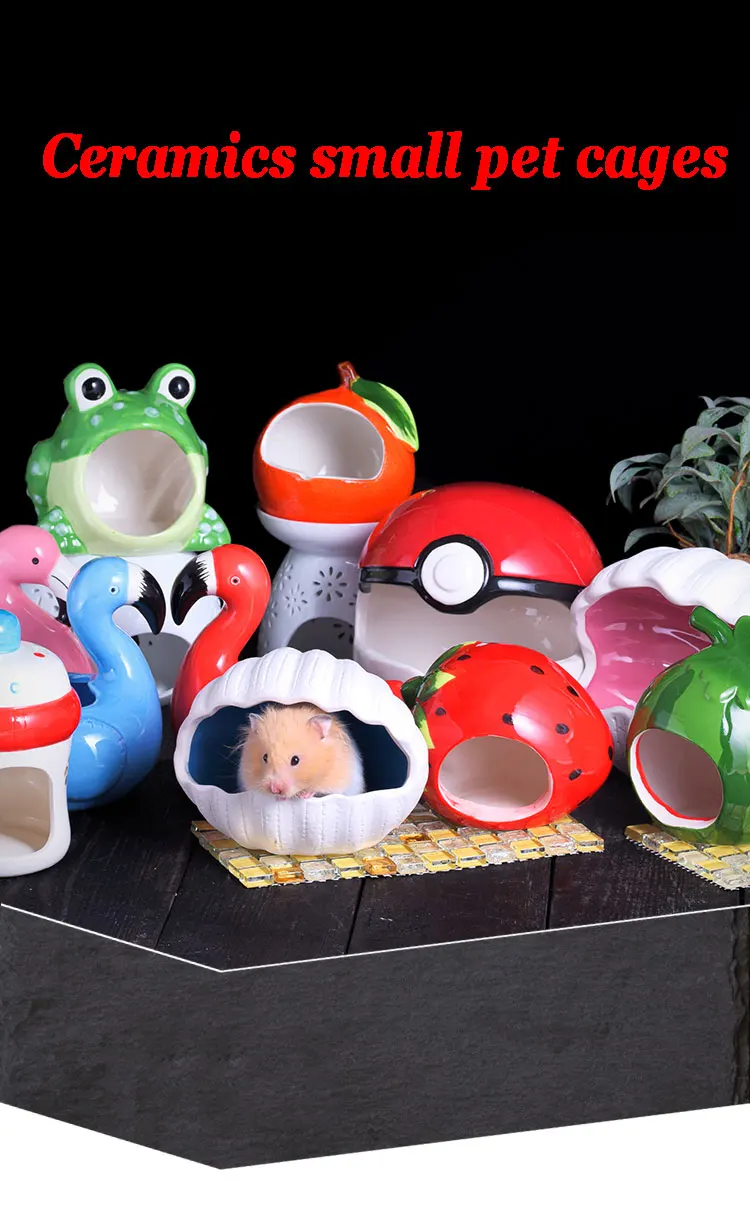21 Desain Keramik Kandang Hamster Kawaii Lucu Bentuk Roden Tikus - Main Image